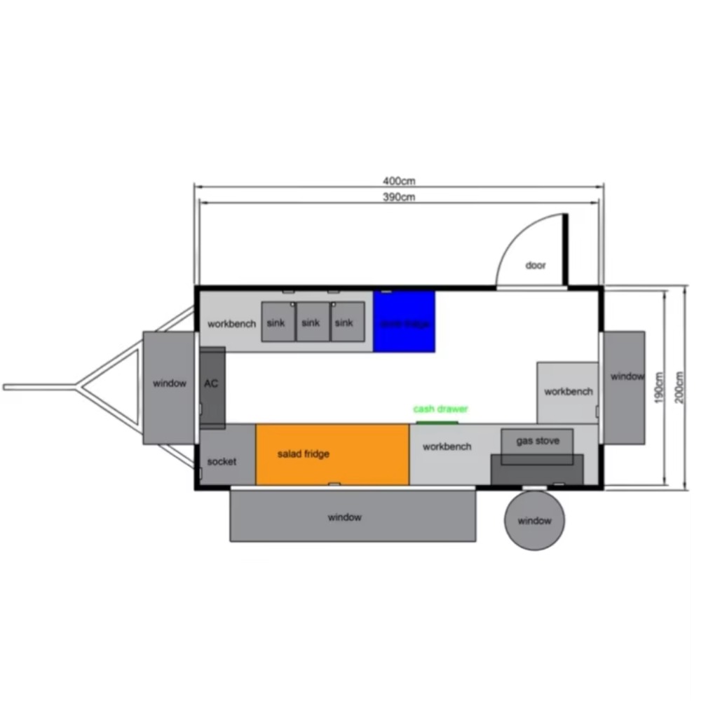 Concessie Food Truck Trailer V - Coffee Equipment Stores recensie en prijs