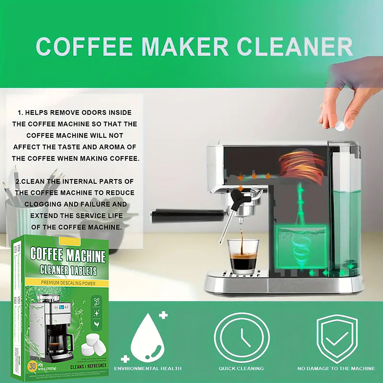 Reinigingstablet voor koffieze - Coffee Equipment Cleaner recensie en prijs