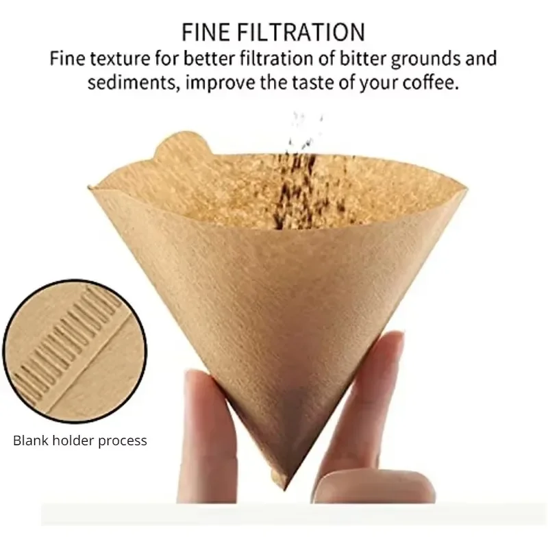 Houtpulp 02 Cone Filter Pour O - Coffee Equipment Cleaner recensie en prijs